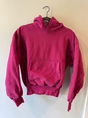Yeezy Gap Perfect Hoodie Raspberry Small